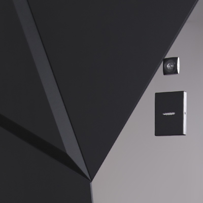 Стальная дверь   Аша 3Д (биометрический замок). Заказная модель.