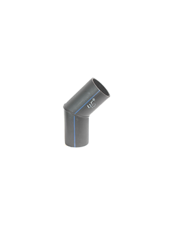 D90 SDR17 Отвод сварной сегментный ПНД ПЭ100 1°- 45°