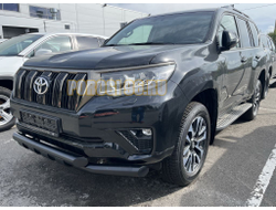 Защита переднего бампера (G) с покрытием «раптор» d76 для Toyota Land Cruiser Prado 150 (2010-2014)