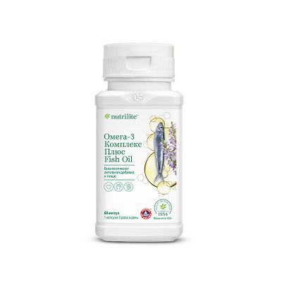 Nutrilite Омега-3 Комплекс Плюс (для сердца), 60 капсул
