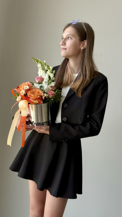 Цветочная композиция учителю / воспитателю № 806