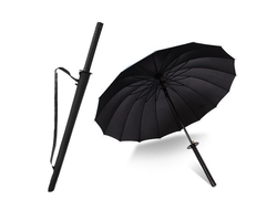 Зонт-трость Меч Самурая 16 спиц (полуавтоматический)