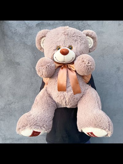 Плюшевый мишка 90 см кофейный Микки