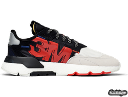 ADIDAS NITE JOGGER WHITE-RED-BLACK (35-40)