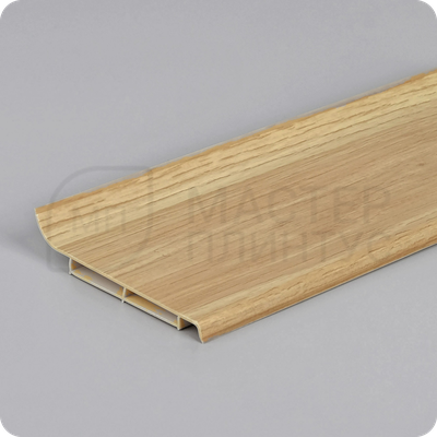 Плинтус Vilo Linela из ПВХ 405 Дуб Мельбурн с мягким краем 16х80х2000 мм.