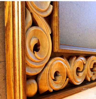 Резные рамы для зеркал, фото, купить