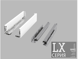 Комплект ящика LX, 95х400мм, Soft-Close БЕЛЫЙ,  (695-9540-02)  TALISMAN *