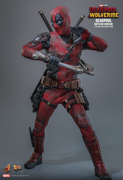 Дэдпул в бою  ("Дэдпул и Росомаха") - Коллекционная фигурка 1/6 Deadpool (Battling Version) (MMS782) - Hot Toys