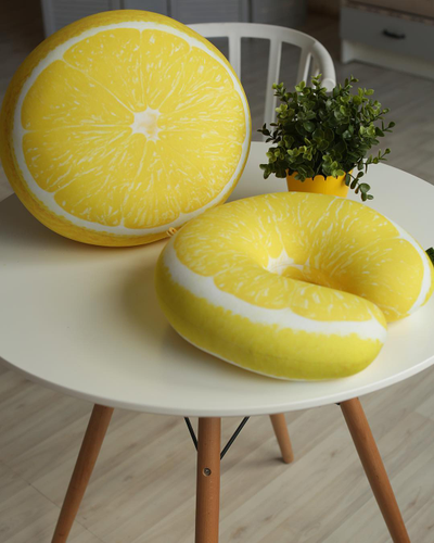 Декоративная подушка антистресс "Лимон"