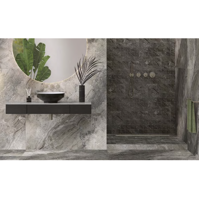 Marble Set, 60х120 см, керамогранит, Оробико Темный Греж Лаппато Ректификат R9 (9мм), K951333LPR