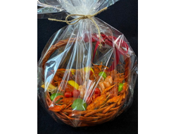 Корзина раков с креветками