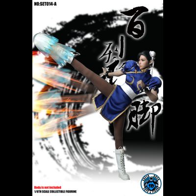 Чун Ли (серия "Street Fighter") - КОЛЛЕКЦИОННАЯ ФИГУРКА 1/6 Cosplay Series - Chinese Fighting Goddess (SET014A + S12D) - SUPER DUCK