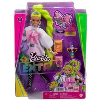 Кукла Barbie Экстра с зелеными неоновыми волосами MATTELGRN27/NDJ44