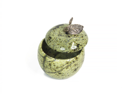 Шкатулки из камня змеевик, разные виды