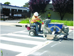 Разметочные машины Graco LineLazer для нанесения разметки горячим пластиком - термопластиком
