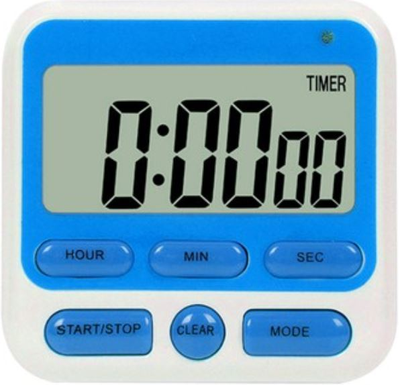 Электронный таймер Kromatech JS-193 (бело-синий)