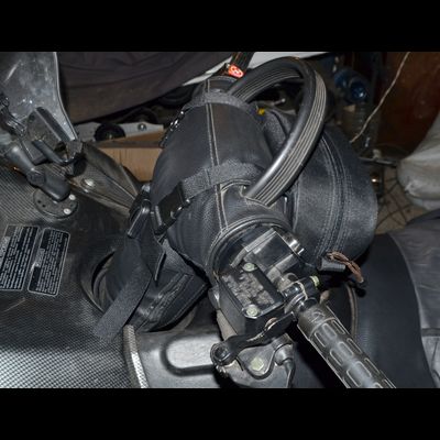 СУМКА НА РУЛЬ "ТАЙГА" для снегохода  c Т-образным рулем