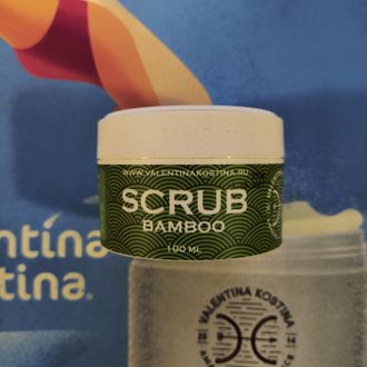 Гелевый скраб для лица и зоны декольте "Бамбук" SCRUB BAMBOO