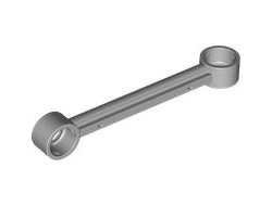 Technic, Link 1 x 6 without Stoppers Perpendicular, Light Bluish Gray (4514 6452875)