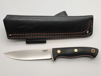 Нож Шершень L сталь VG10 чёрная микарта