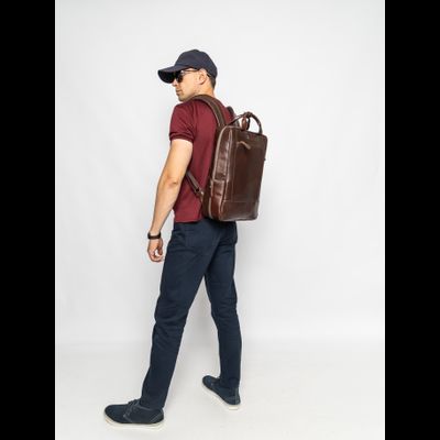 Кожаный рюкзак Viterbo Premium brown (арт. 3111-53)