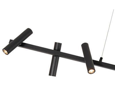 07613-6 AS 19 Люстра Верония черный Led 18W