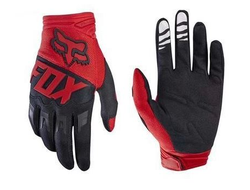 Велоперчатки Fox, |M|S|L|XL|XXL|, длин. пальцы, красно-черные