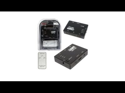 Адаптер H56 HDMI Swicth+Remote 3x1 Port с пультом (Black)  10pcs