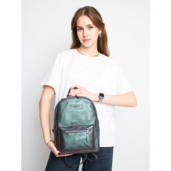 Женский кожаный рюкзак Anzolla Premium northern lights 
(арт. 3040-57)