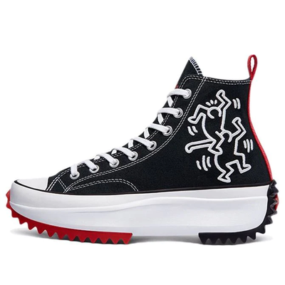 сайт Converse заказать кеды коллаборация Converse x Кейт Харинг Run Star Hike black 171859C