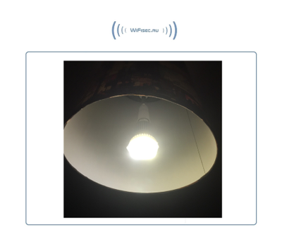 Панорамная WiFi видеоняня/видеокамера (лампа накаливания, цоколь Е27) с DVR с включением освещения, Full HD