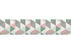 SF 61 МОЗАИКА 2 Глянцевая стеновая панель  2800х610х6мм ALBICО