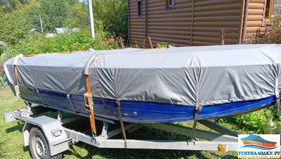Тент на лодку Trident 450 (no console) без кринолинов
