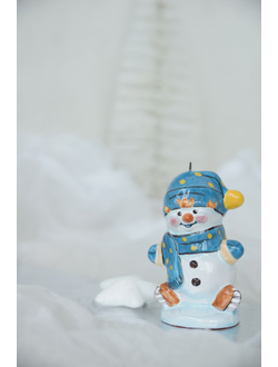 Снеговик на коньках (спортсмен)