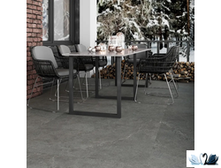 Керамогранит Staro Antislip Limestone Nero 60х60 см под мрамор купить в магазине Marysя Краснодар