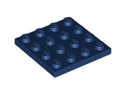 Plate 4 x 4, Dark Blue (3031 / 6027625)
