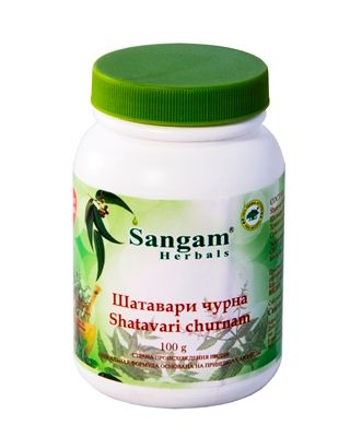 Шатавари чурна (Shatavari churnam) Sangam Herbals, 100 гр