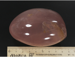 Кварц розовый, полировка стоячая, Мадагаскар (81*66*44 мм, 398 г) №35616