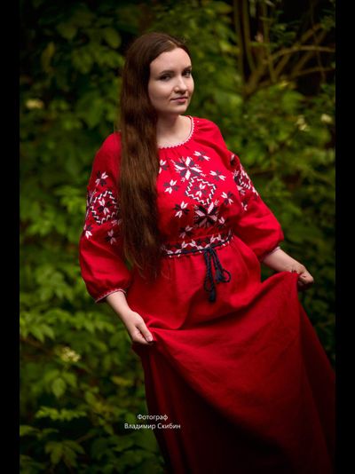 Платье славянское &quot;Звездные половинки&quot;