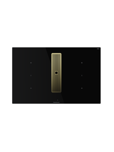 Индукционная варочная панель с вытяжкой Kuppersbusch KMI 8350.0 SR Gold