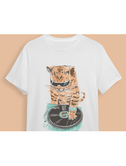 Майка с котиком
