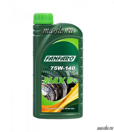 ТРАНСМИССИОННОЕ МАСЛО FANFARO MAX 6+ 75W-140 GL-5 1л