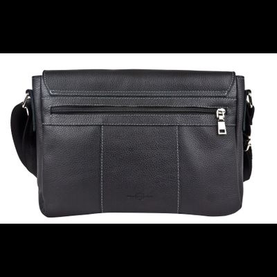 Кожаная мужская сумка Caltrano black (арт. 5067-01)