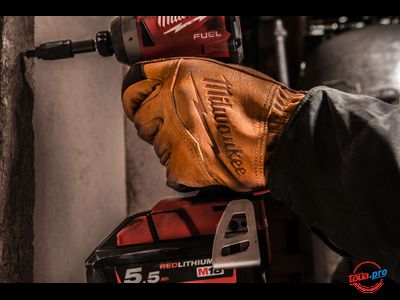 Перчатки кожаные Milwaukee