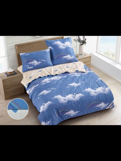 Постельное белье с одеялом TANGO De Verano микросатин полутороспальное 150x200x1 180x230x1 50x70x1 70x70x1 Y100-34