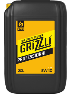 Grizzli Professional 5W-40 масло моторное CI-4/E4/E7