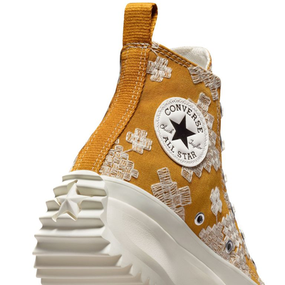 Весенние Кеды Converse Run Star Hike Festival Broderie High Top Goldtone A02231C