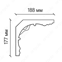 Карниз орнаментальный SK76L
