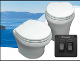 Туалет 12В с мацератором SeaLand MasterFlush 8112