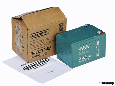 Тяговый аккумулятор Gelbert 6-DZF-12 (12V14.5A/H C5)
